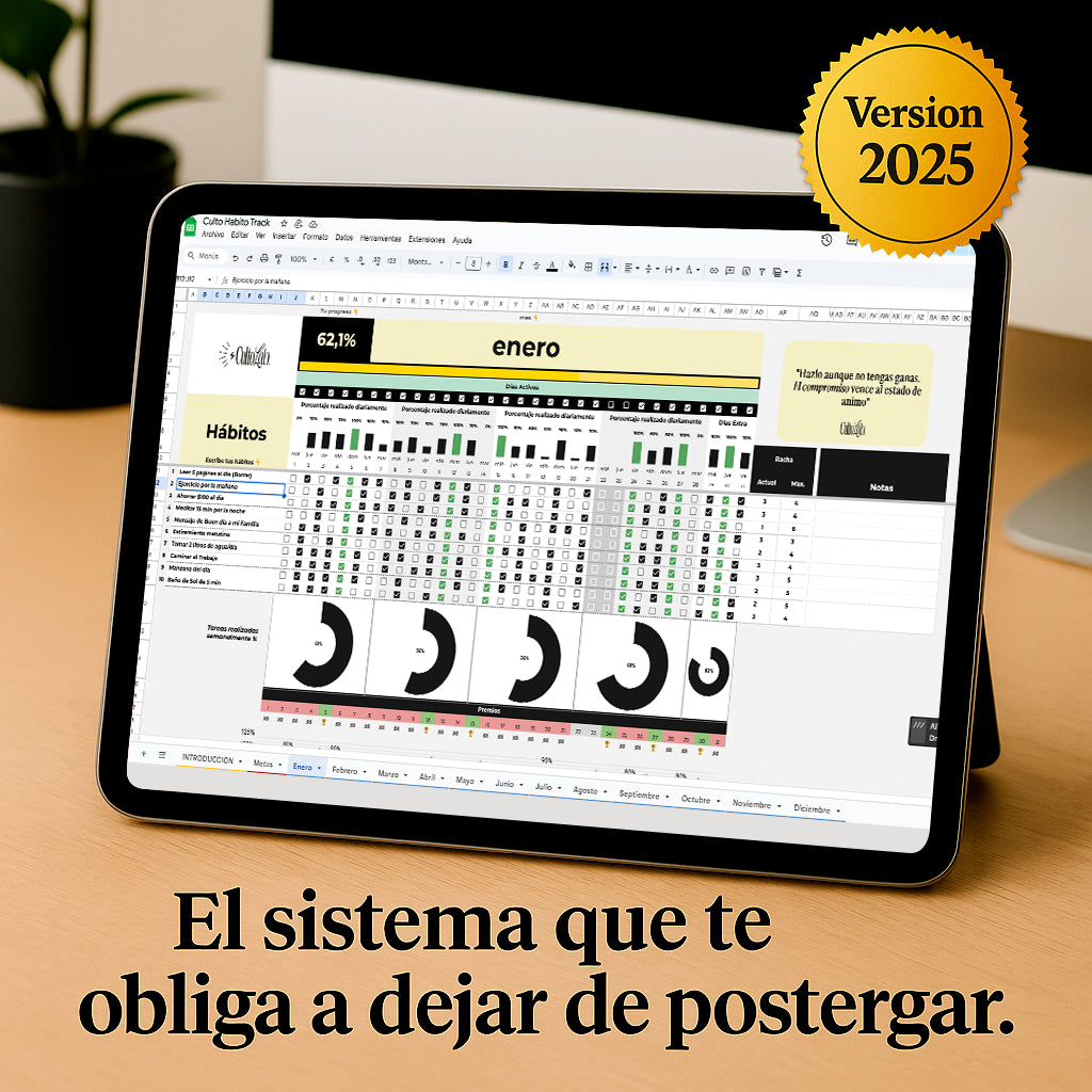 Sistema de Control de Habitos | Google sheet (NUEVO!)