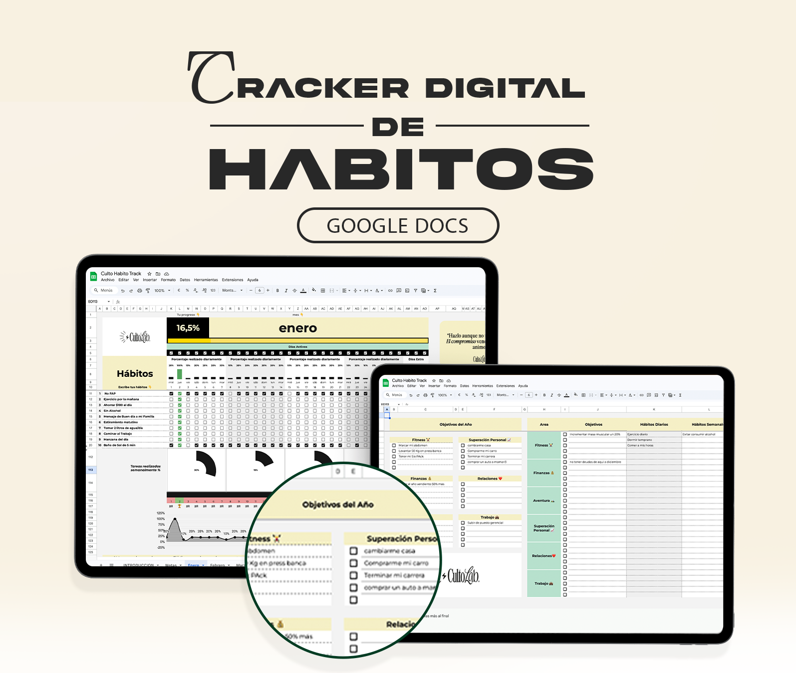 Sistema de Control de Habitos | Google sheet (NUEVO!)