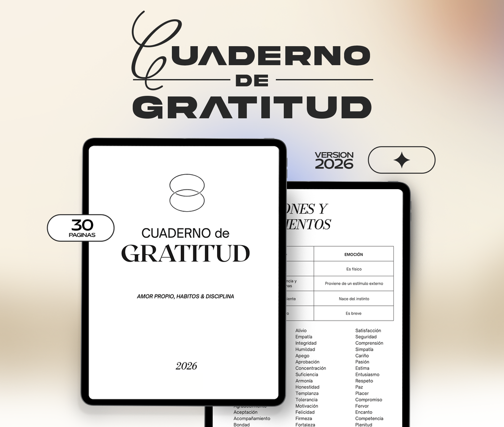 Cuaderno de Gratitud 2026 VERSION MPRESO
